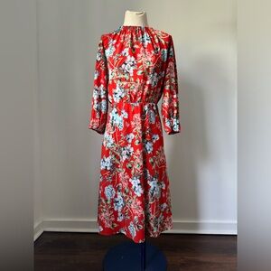 H&M floral midi dress